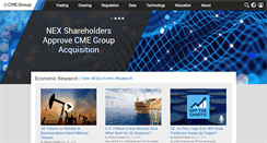 Desktop Screenshot of cmegroup.com