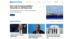 Desktop Screenshot of openmarkets.cmegroup.com